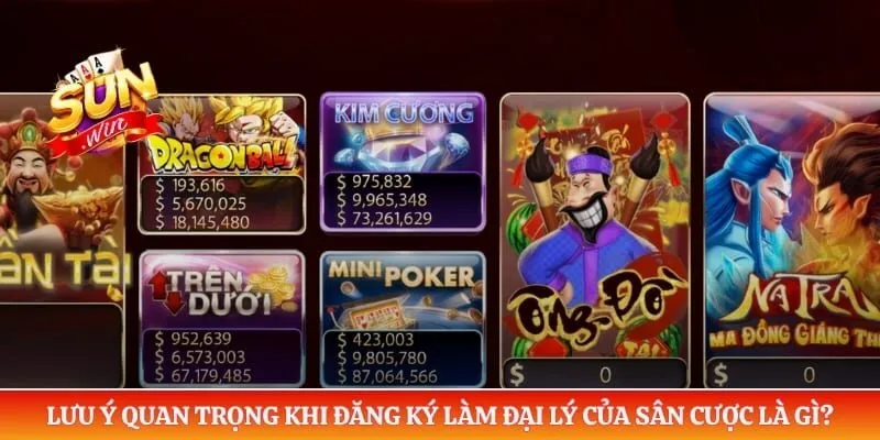 Lưu ý quan trọng khi đăng ký làm đại lý của sân cược là gì?