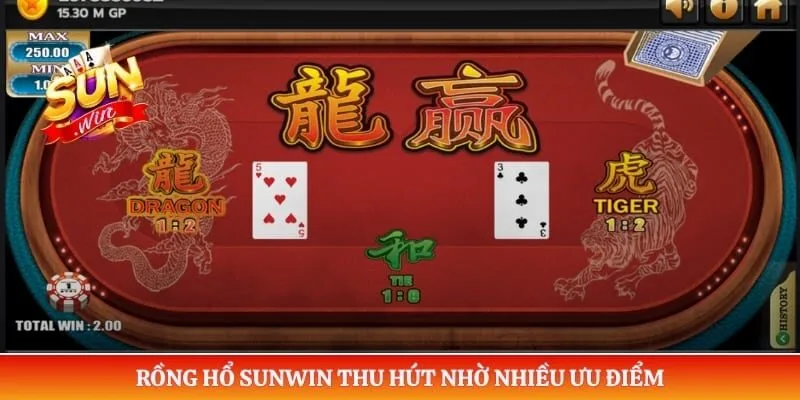 Rồng hổ Sunwin – Tìm Hiểu Luật Chơi Và Cách Tham Gia Rồng hổ Sunwin thu hút nhờ nhiều ưu điểm